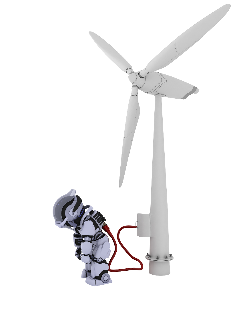 robot-recargando-por-aerogenerador